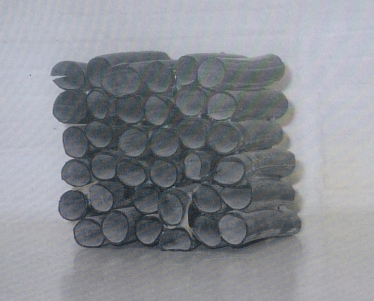 O's, 1999 Sculpture rubber & glue ©Esther Sherrow