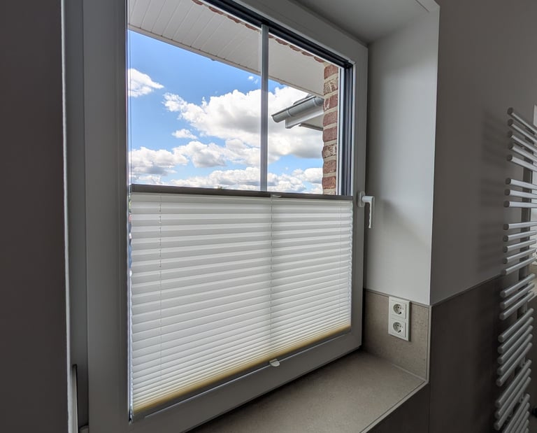 Plissee Blickdicht & Lichtdurchlässig