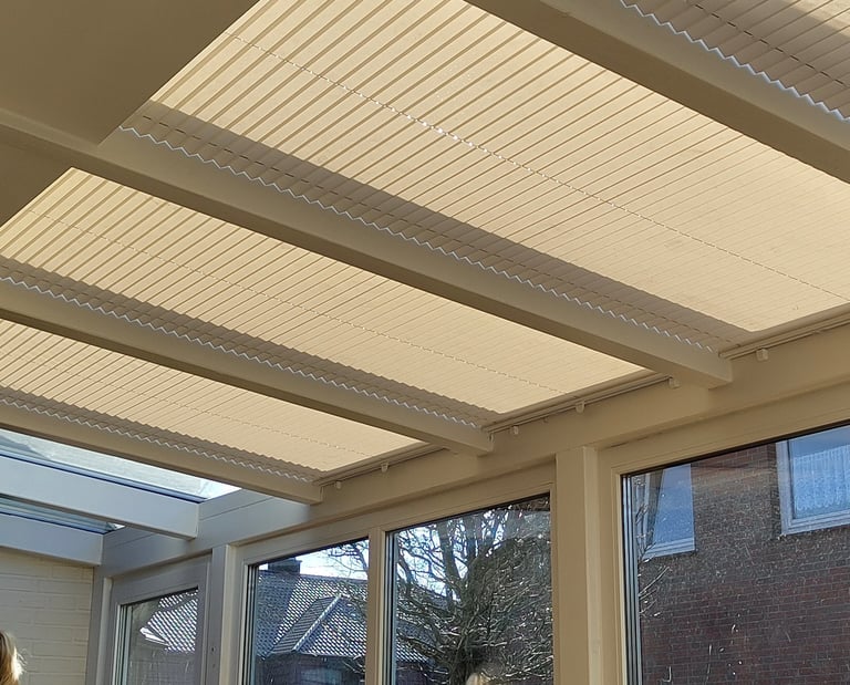 Sonnenschutzmarkise flexible Bedienung