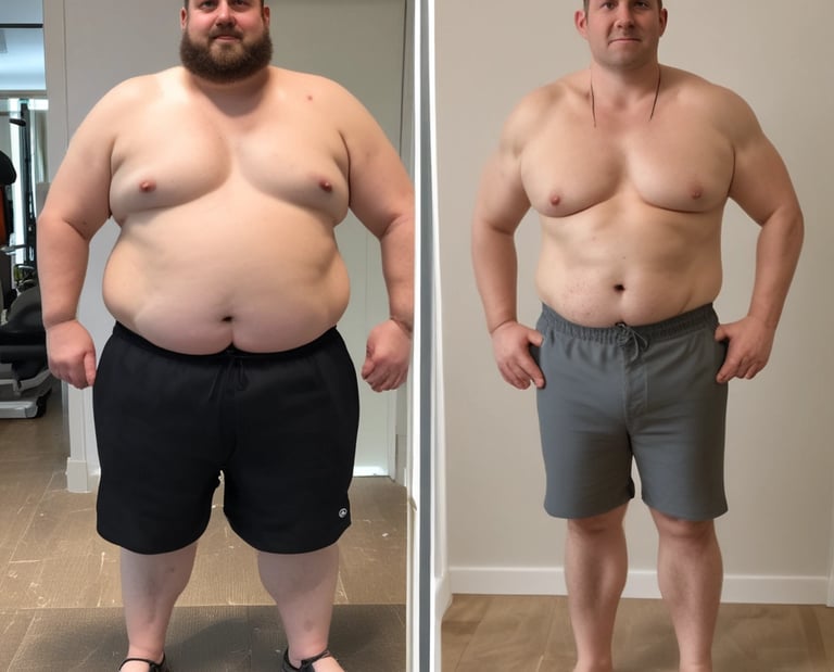 Vorher und Nachher Bild