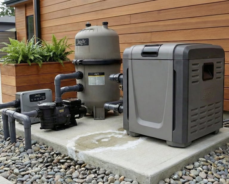 Residential pool heater for pool heater repair in Round Rock TX