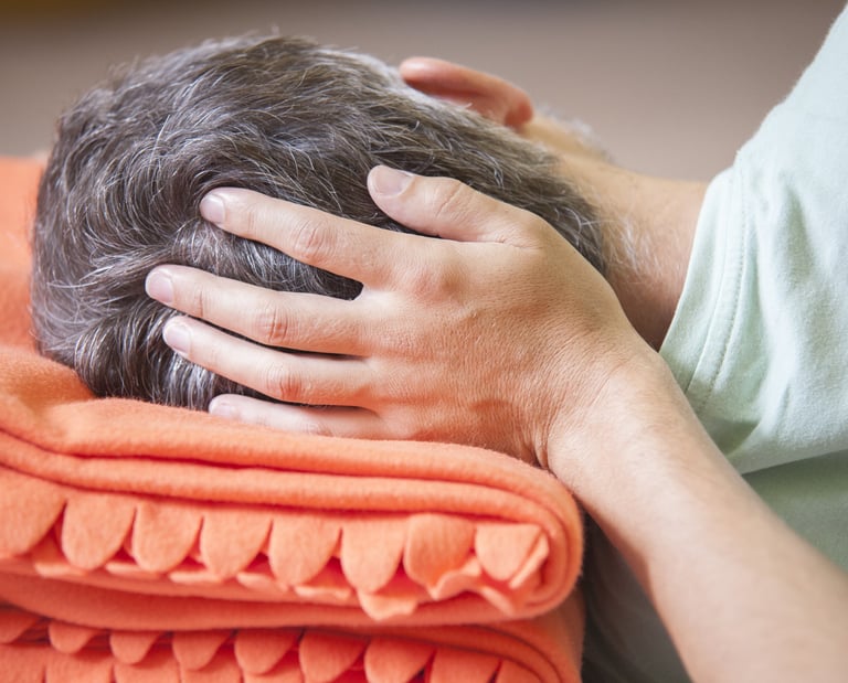 Biodynamic Craniosacral Therapy 'hold'