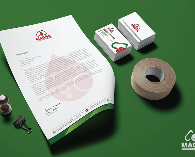 a paper roll of tape tape on a green background