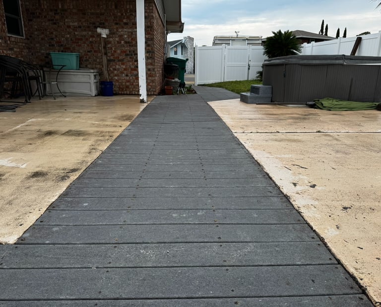 Decking walkway repair 