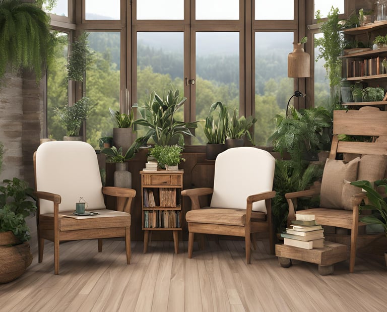 Imagem de um consultório de psicologia 