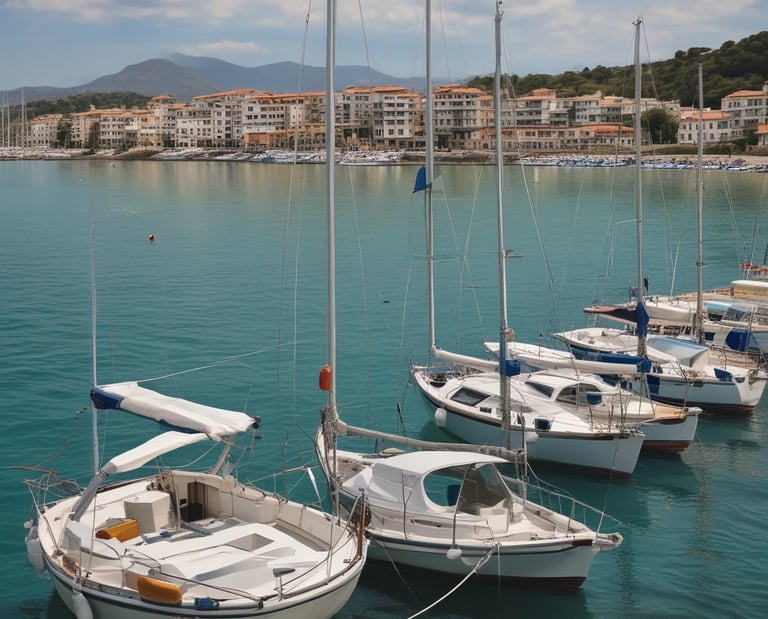a group of people on a beach with surfboards