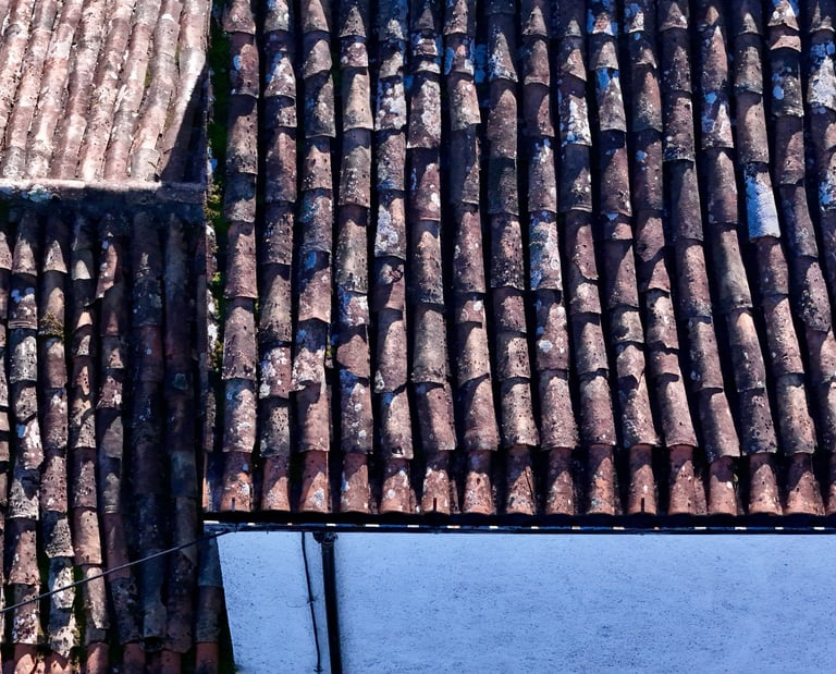 Inspection de toiture réalisée par drone