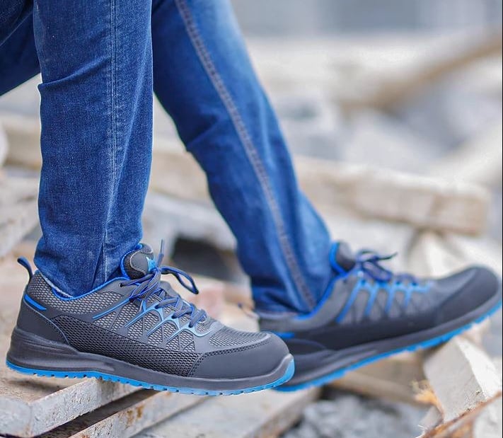 Safety boot footwear design by Cavity Studios focused on durability and ergonomic function