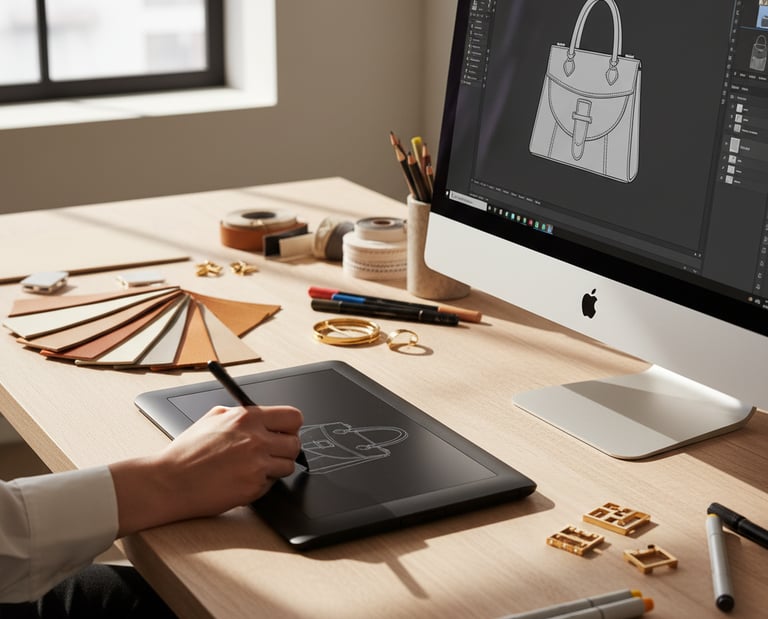 ccessory product development by Cavity Studios with sketching, color, and brand-focused ideation