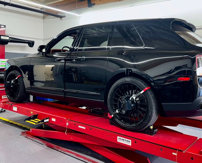wheel alignment Rolls Royce
