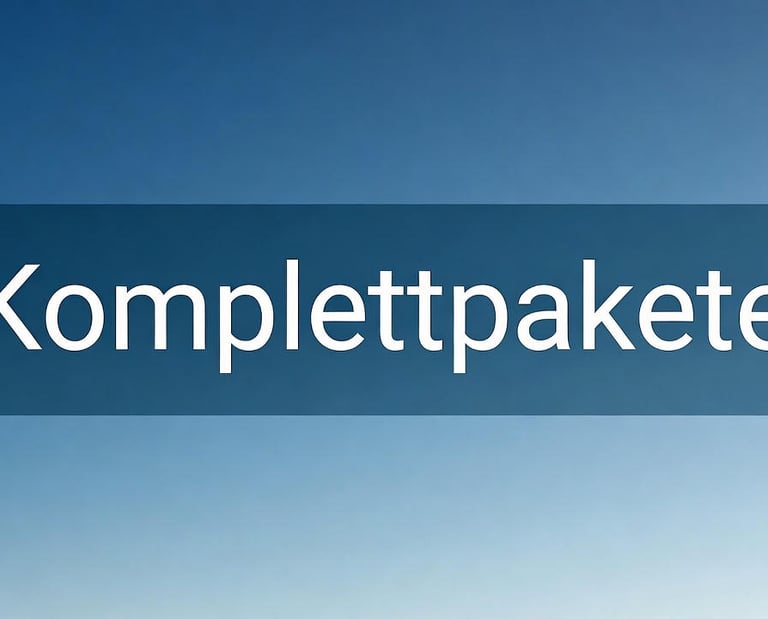 Unsere Komplettpakete – Mehr Services, weniger Kosten