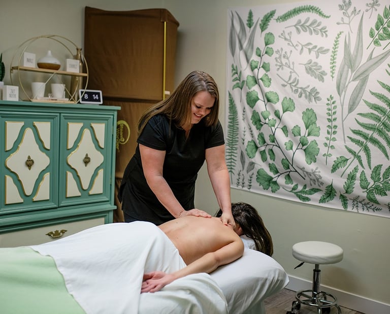 Amanda Schoby, LMT and Founder of Jasmine Journey Healing Center in Friendswood TX