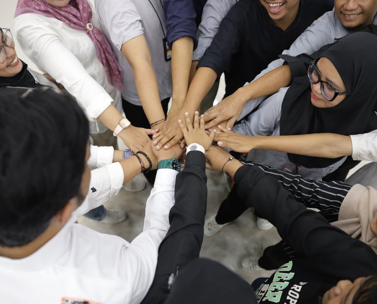 Kekompakan tim saat melaksanakan event