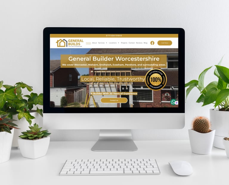 a website designed by city walls design being showcased on a computer screen