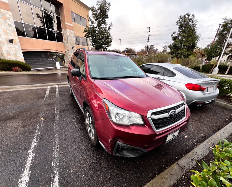 2017 Subaru Forester red color