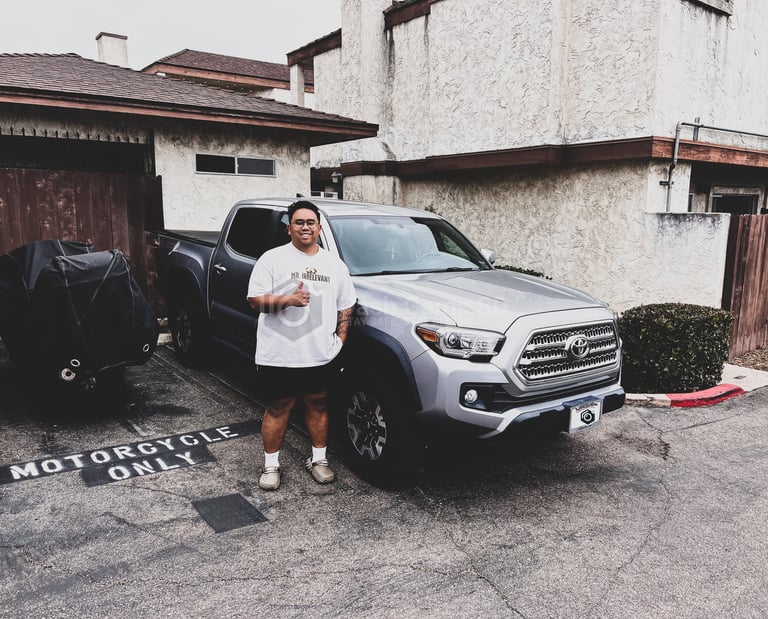 2017 Toyota Tacoma with dash cam