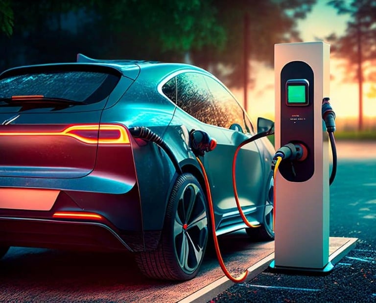 Borne de recharge solaire