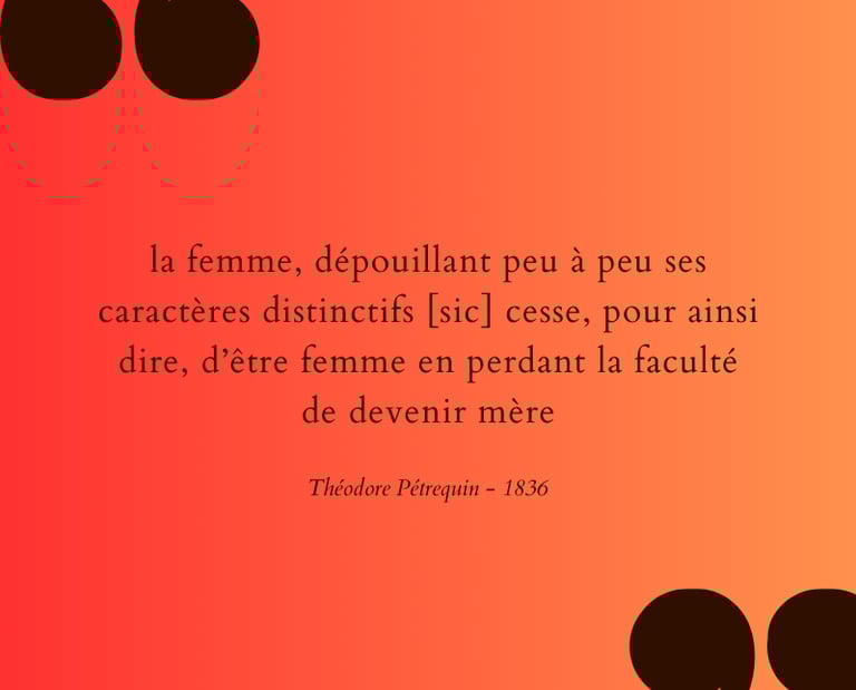 ménopause citation 19ème siècle