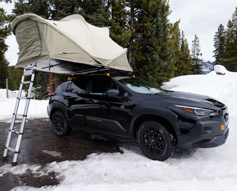 Wild Rovers 2025 Subaru Crosstrek Wilderness With Thule Approach M Rooftop Tent For Rent