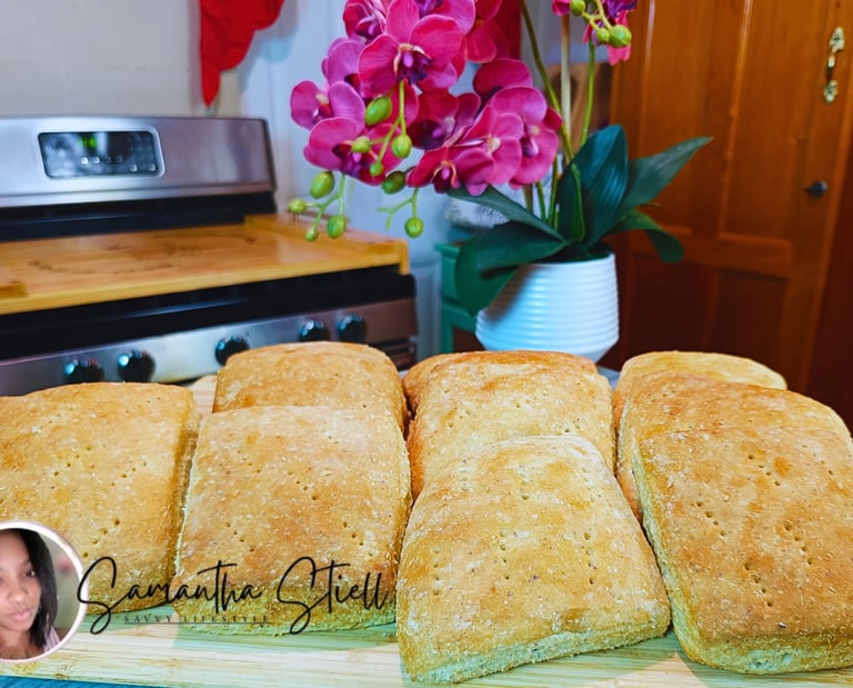 Classic Trini Coconut Bake