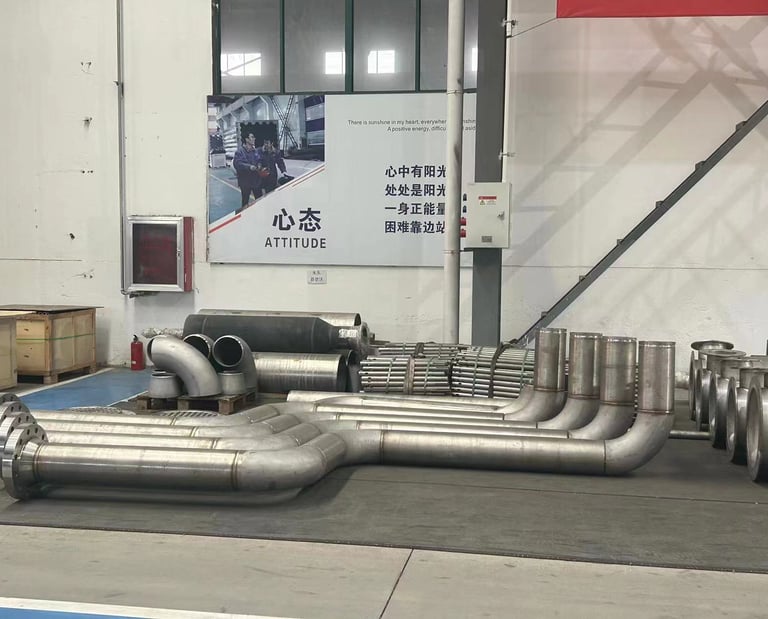 PMI PIPING Pressure Pipes and Elbows