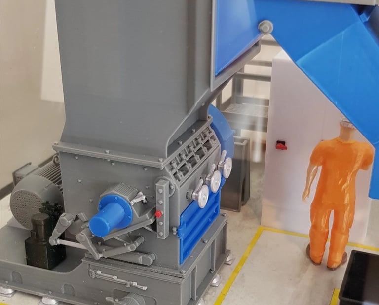 technical model figurine details GSH ZERMA shredder