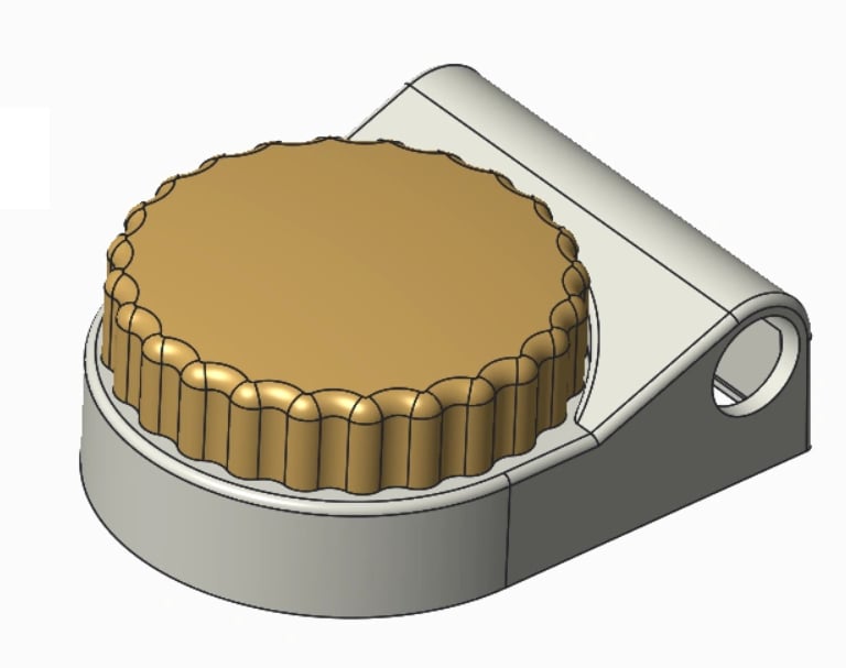 3D CAD design of a mechanical product created in CAD software