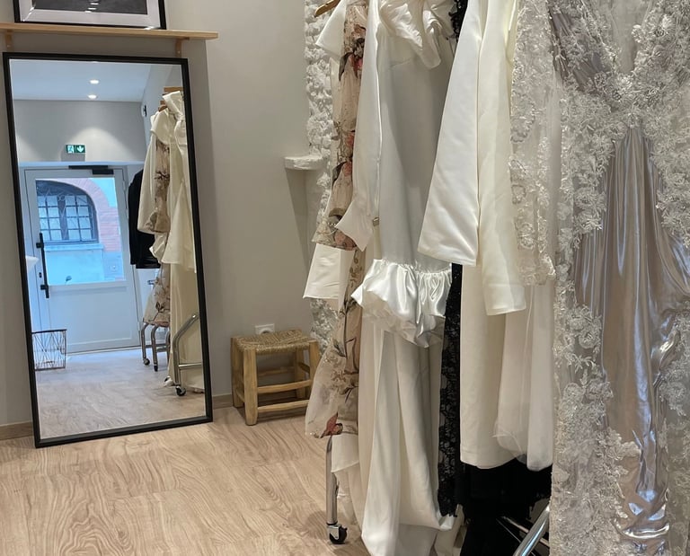 Showroom avec les créations de la créatrices de mode Anaïs Ricard à Toulouse et Paris