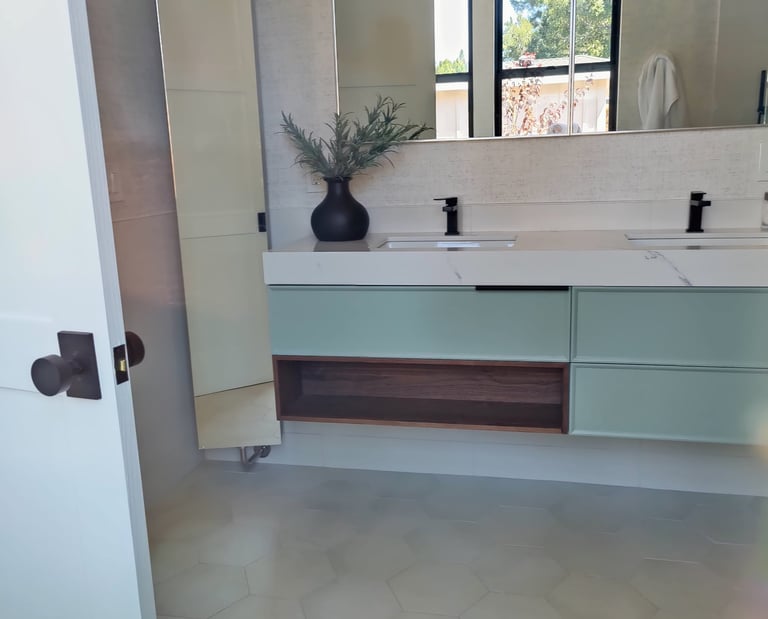 Bathroom sink from full home renovation