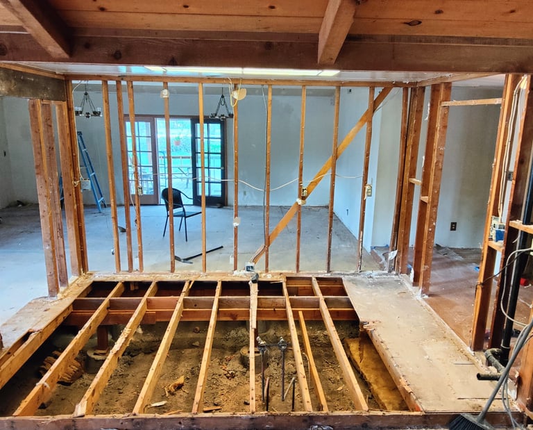Work in progress from full home renovation