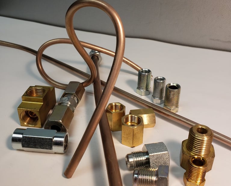 brake lines fittings copper nickel