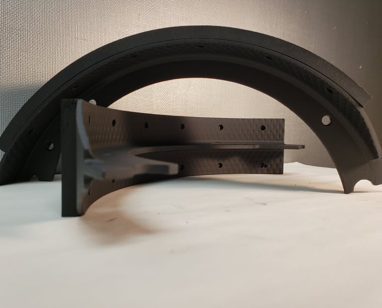 relined brake shoes 1949 Rolls Royce