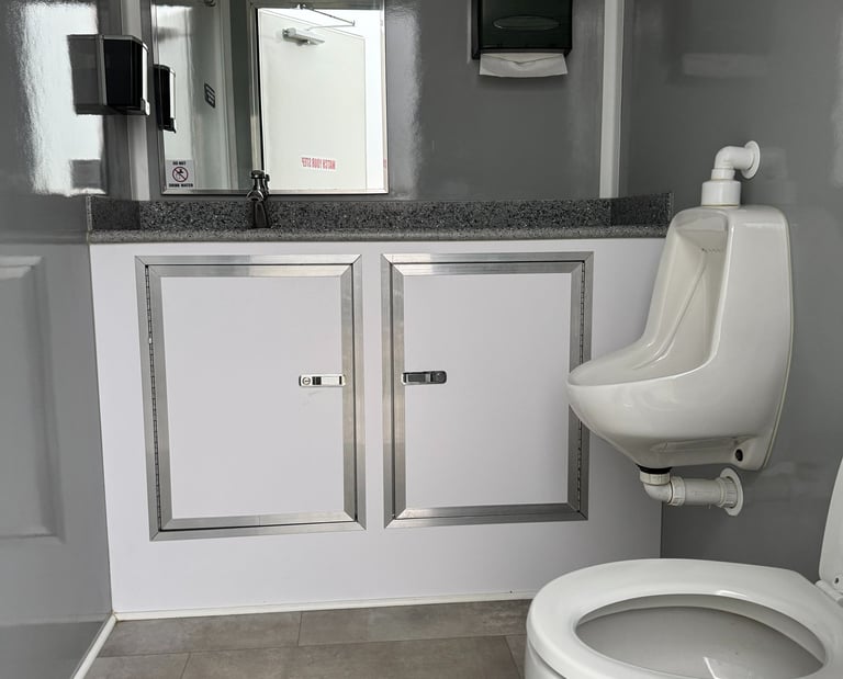 luxury portable restroom rental