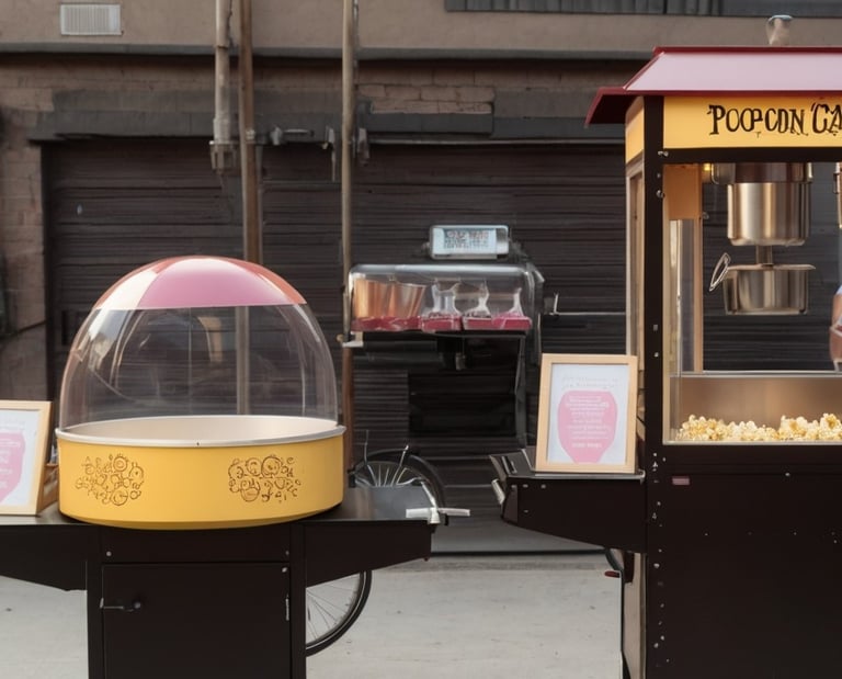 popcorn, cotton candy, waffle, crepe, ice cream service in kl penang selangor johor melaka ipoh