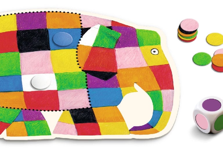 Image du jeu "Elmer - Le jeu des couleurs"