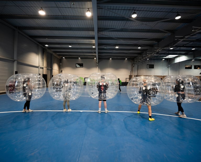 Évènement d'entreprise avec bubble foot bordeaux