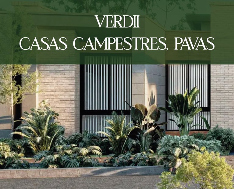 Verdii Casas Campestres en Cerritos. Proyectos Sobre Planos en Pereira