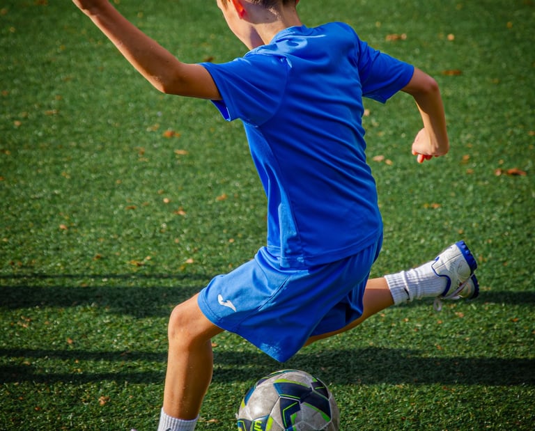 voetbaltraining kind
