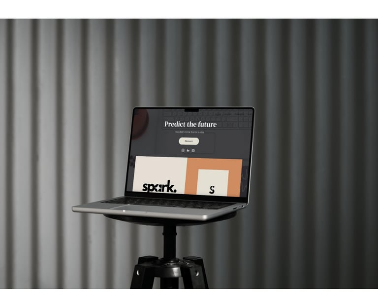mockup d'un site Web avec un Mac
