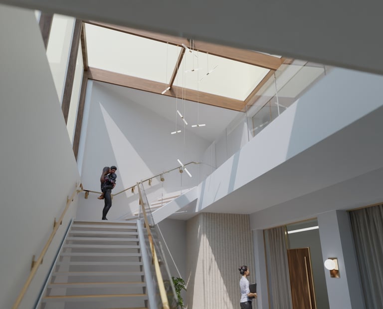 projet architectural moderne à Rouen par Volumia Studio