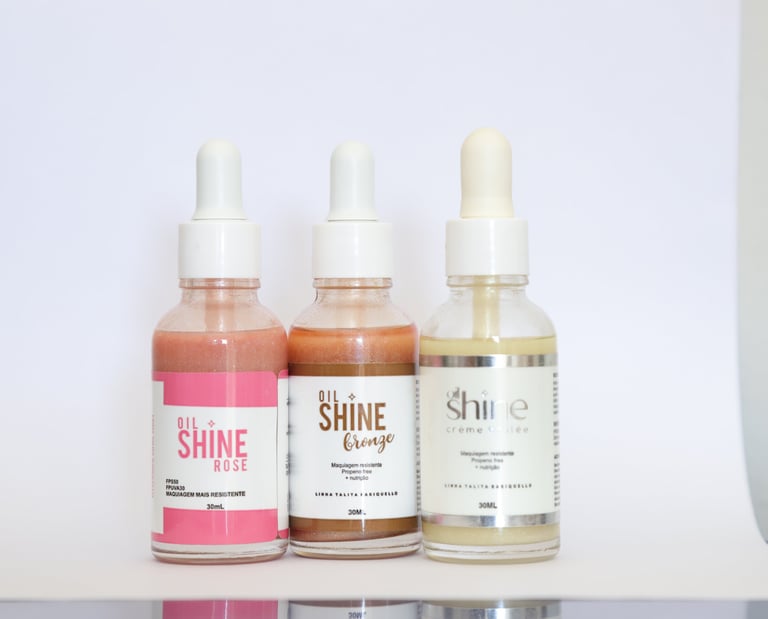 oil shine bronze, rose e brulle