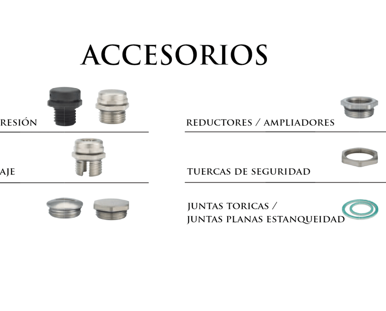 tapones / juntas tóricas