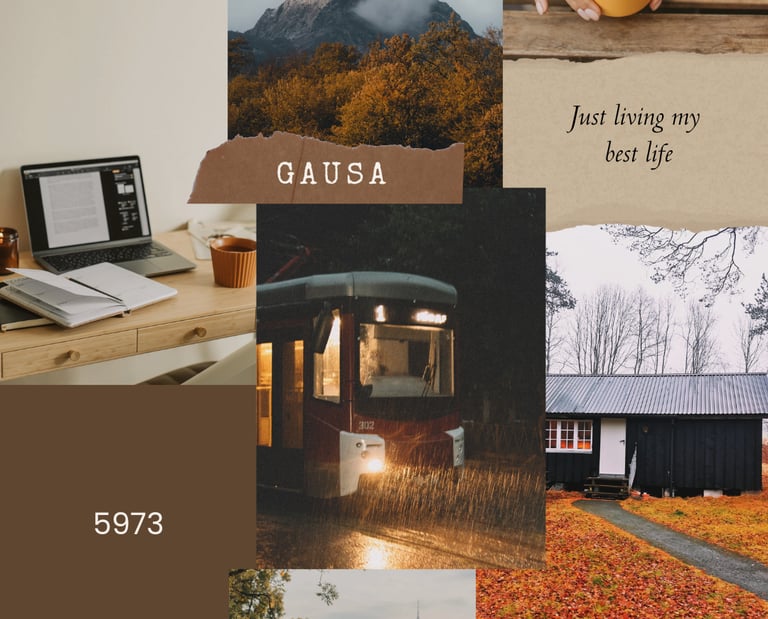 svajonių manifestacijos koliažas