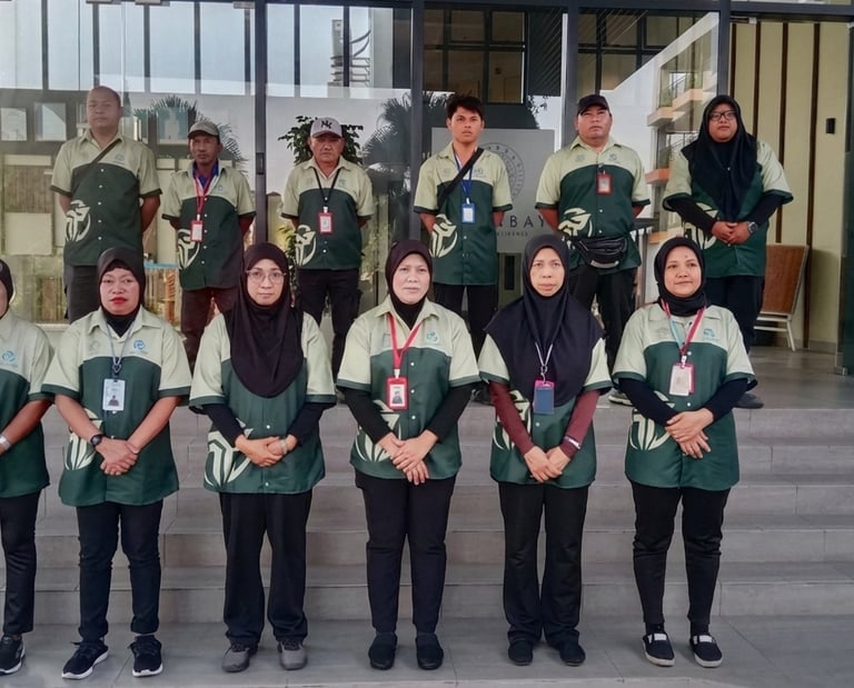 Professional TOT Cleaning & Landscape Services Sdn Bhd team ready for expert services.