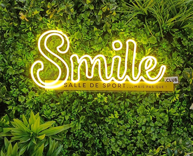 néon smile club segré flexible lumineux