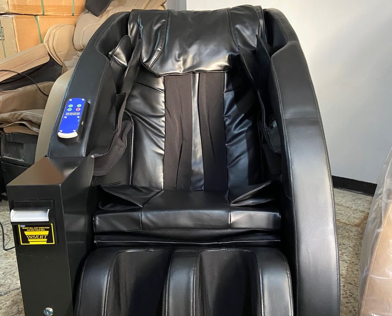 m3 ticari masaj koltuğu, kağıt parayla çalışır