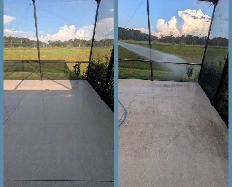 screen enclosure cleaning