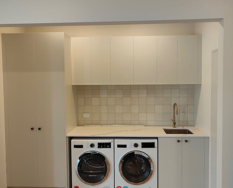 Custom Laundry cabinets
