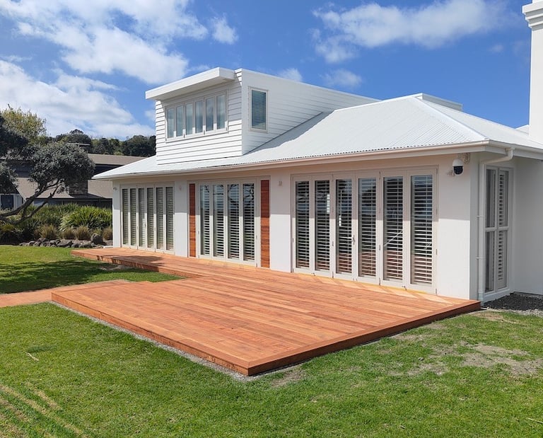 Deck for indoor outdoor flow - CHR Builders