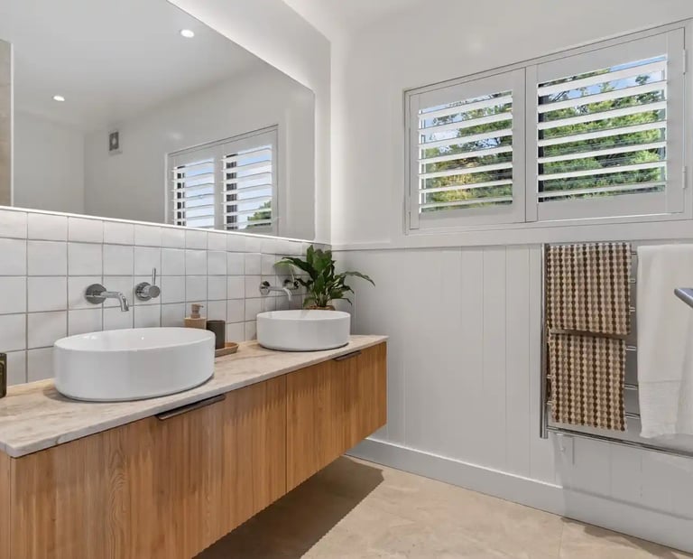 Kaiwaka Mangawhai Road home renovation - family bathroom - CHR Builders